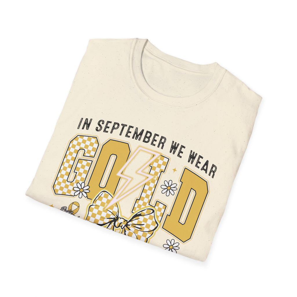 Gold Ribbon Awareness T-Shirt