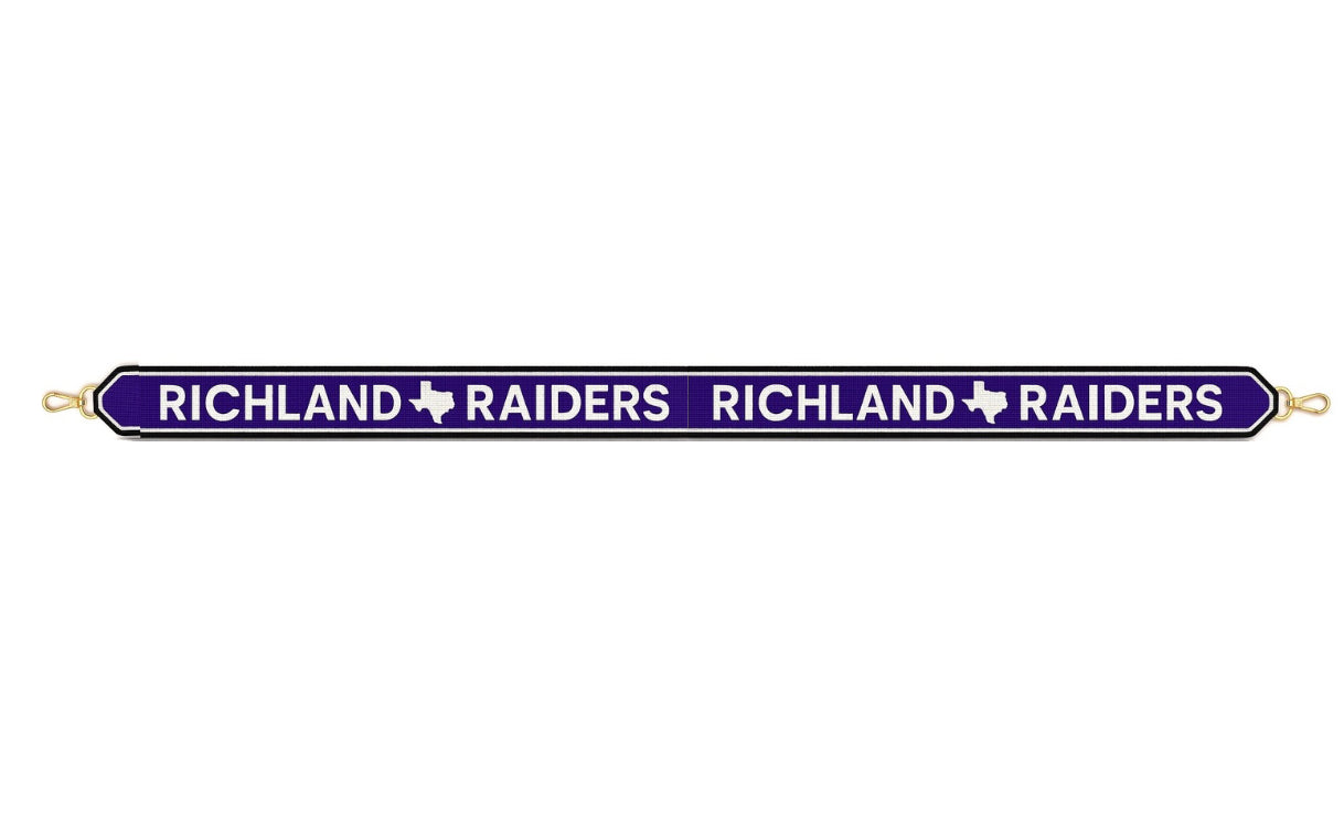 PRE-ORDER Richland Raiders Beaded Purse Strap